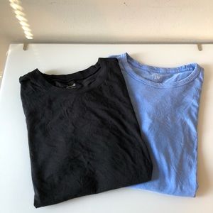 (2) RELAXED BASIC TEES